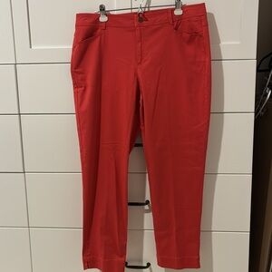 Orvis stretch, twill ankle pants
Size 16 women’s  NWT